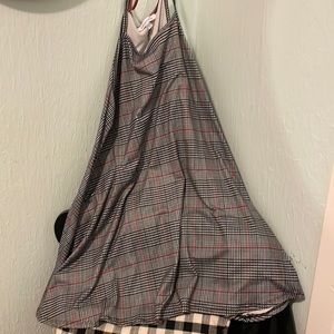 Cute spaghetti strap knee length tunic